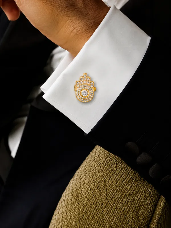 Hamsa_Hand_Cufflink