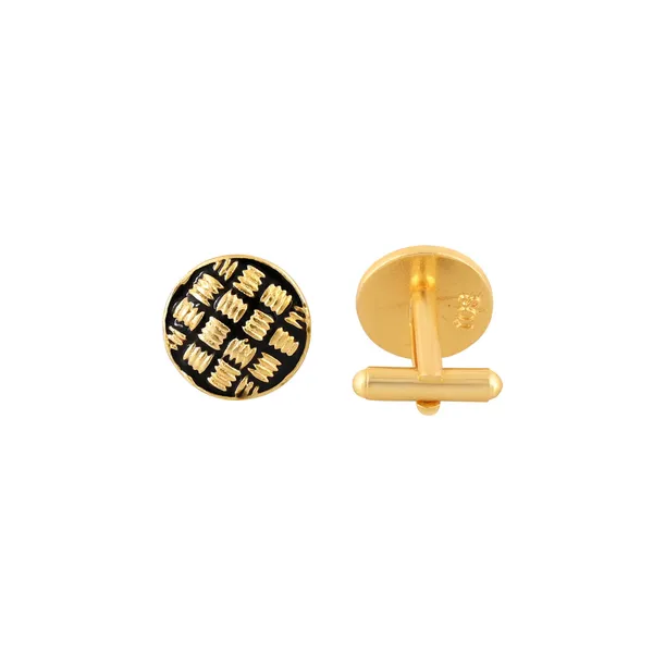 Opulent_Black_Etch_Cufflinks