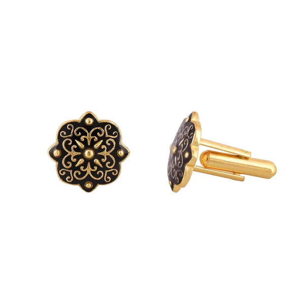 Imperial_Black_Filigree_Cufflinks
