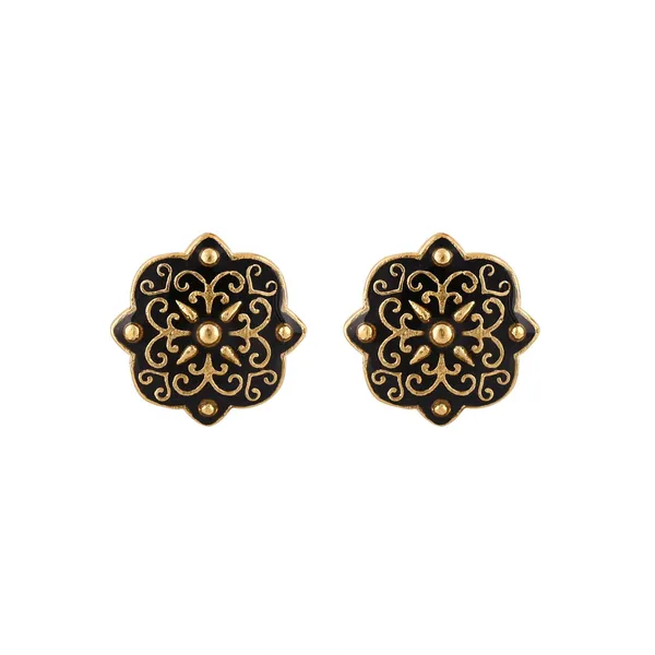 Imperial_Black_Filigree_Cufflinks