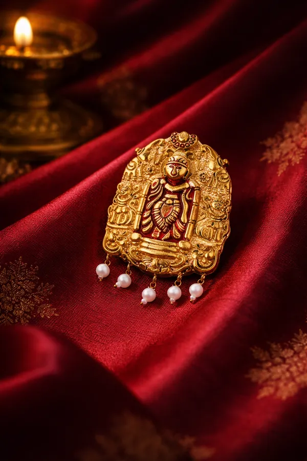 Temple_Vishnu_Red_Brooch