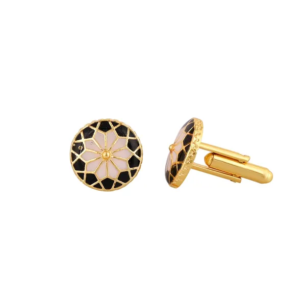 Royal_Black_&_Ivory_Bloom_Cufflinks