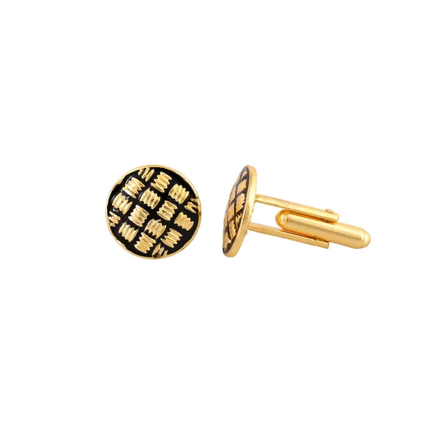 Opulent_Black_Etch_Cufflinks