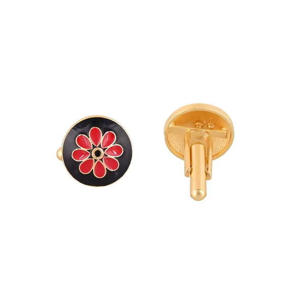 Scarlet_Flora_Cufflinks