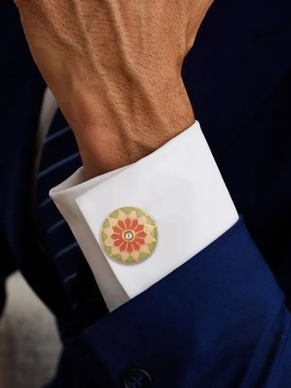 Pastel_Mandala_Royale_Cufflinks