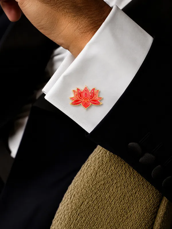 Lotus_Bloom_Cufflink