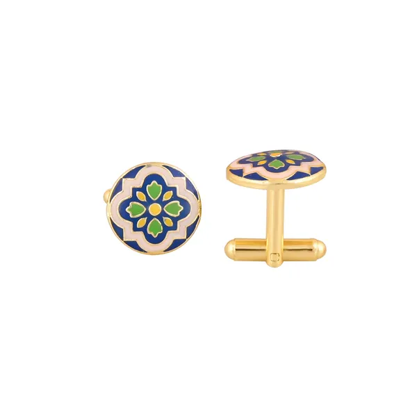 Imperial_Blue_Lotus_Cufflinks