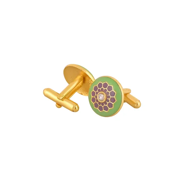 Regal_Green_Blossom_Cufflinks