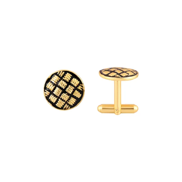 Opulent_Black_Etch_Cufflinks