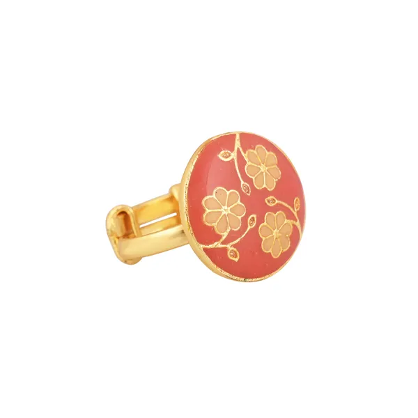Orange_Pichwai_Ring