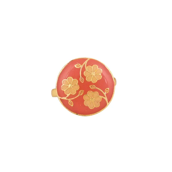 Orange_Pichwai_Ring