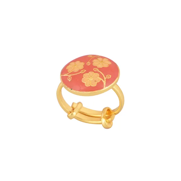 Orange_Pichwai_Ring