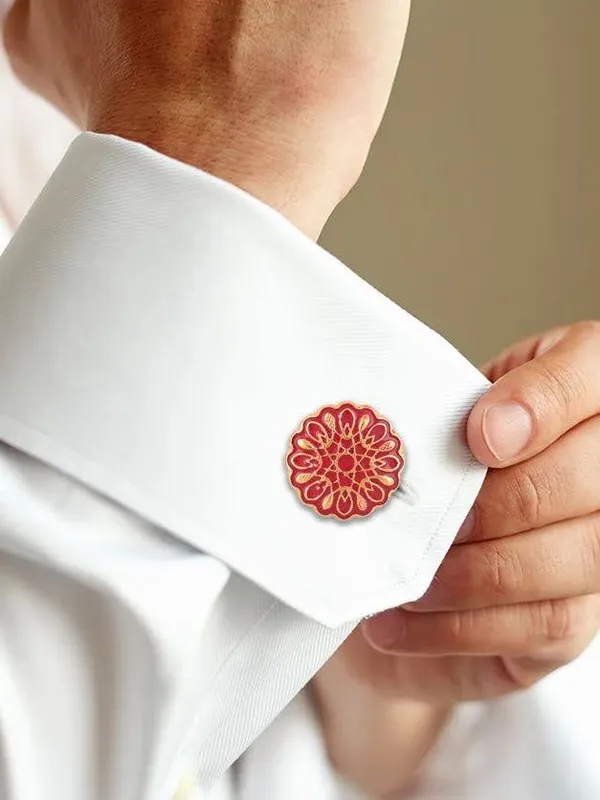 Crimson_Florenza_Cufflinks