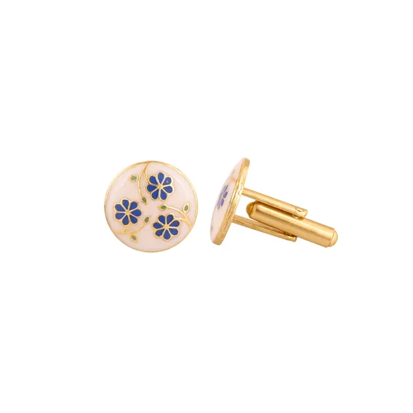 Pichwai_White_Cufflink
