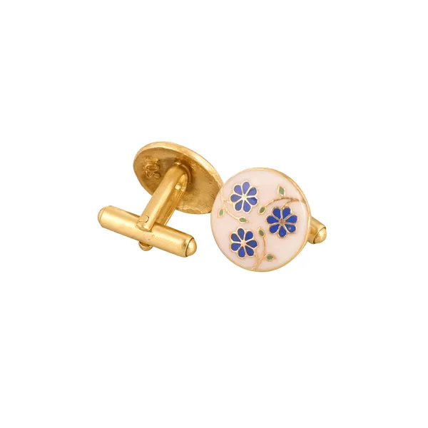 Pichwai_White_Cufflink