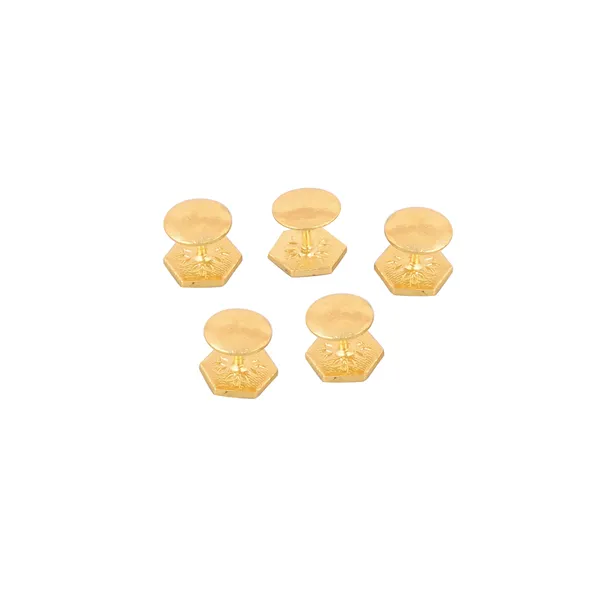 Red_Hexa_Kurta_Buttons