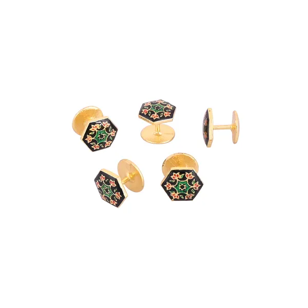 Heritage_Hexagon_Jewel_Kurta_Button_(Set_of_5)