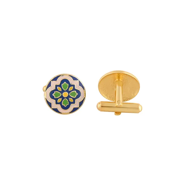 Imperial_Blue_Lotus_Cufflinks