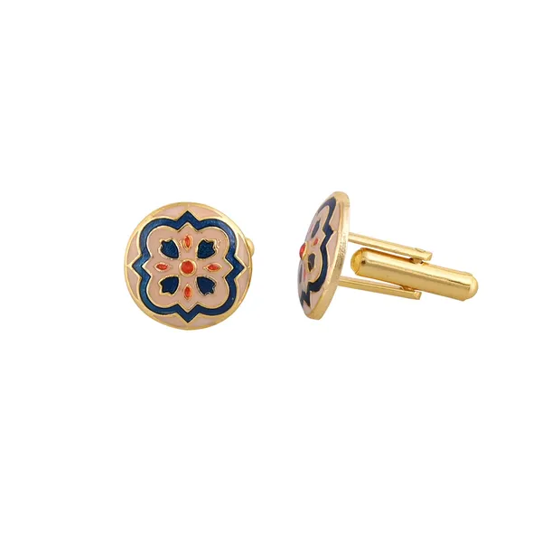 Navy_Royale_Mandala_Cufflinks