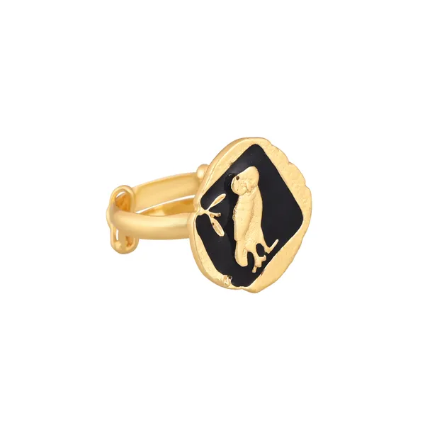 Egyptian_Black_Owl_Ring_with_Gold_Finish