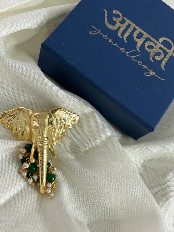Elephant_Puvaai_Brooch