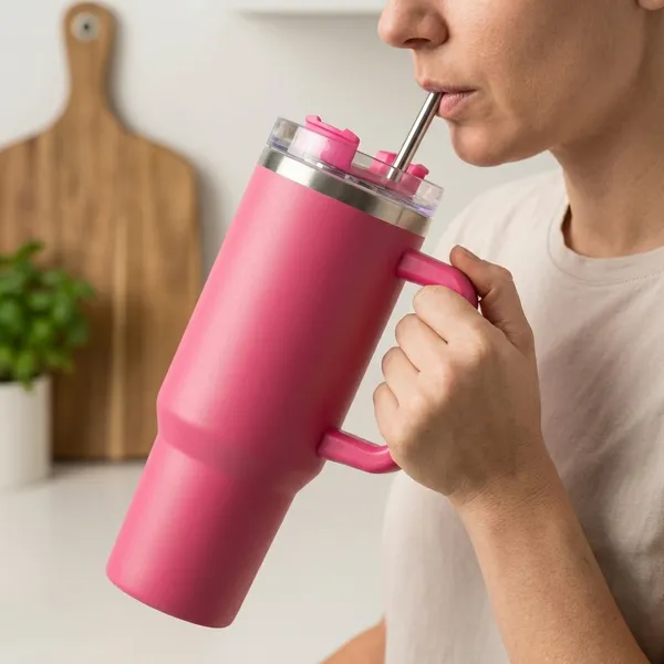 Pink_Insulated_Stainless_Steel_Tumbler_|_Tumbler_With_Handle_&_Straw