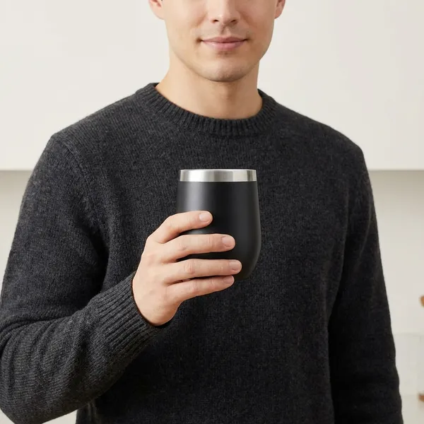 Stainless_Steel_Tumbler_with_Lid_|_Egg_Shaped,_12_oz_(Black)
