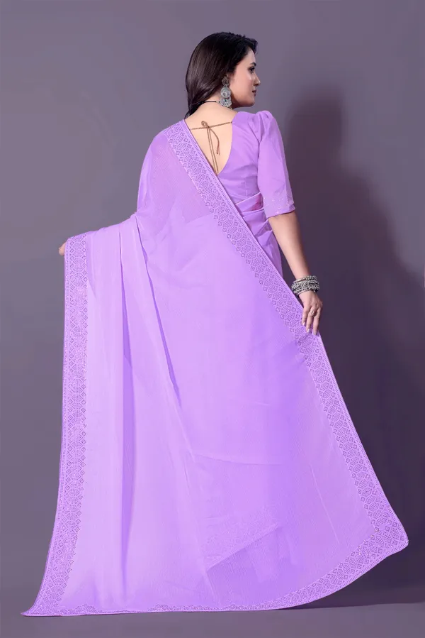 Light_Purple_Georgette_Saree_with_Embellished_Border_For_Women