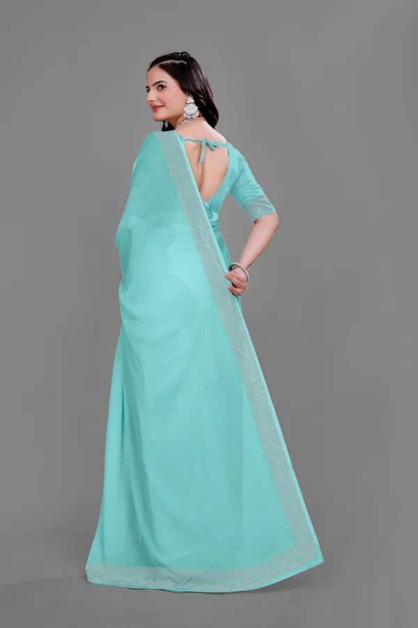 Sky_Blue_Chiffon_Saree_with_Embroidered_Border_For_Women