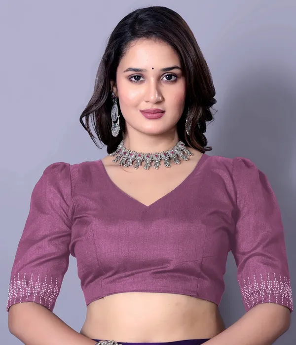 Mauve_Pink_Embellished_Saree_with_Matching_Blouse_For_Women