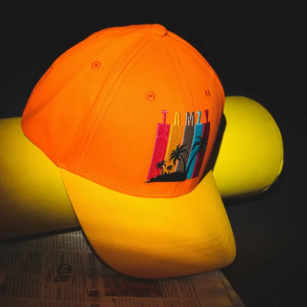 Orange_Cotton_Premium_Unisex_Caps