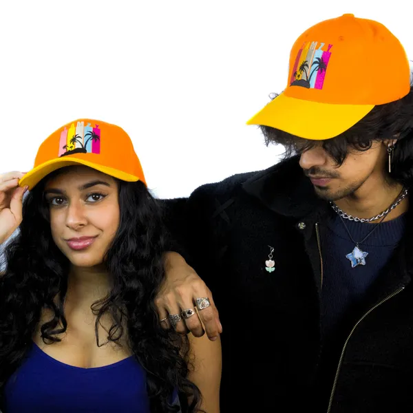Orange_Cotton_Premium_Unisex_Caps