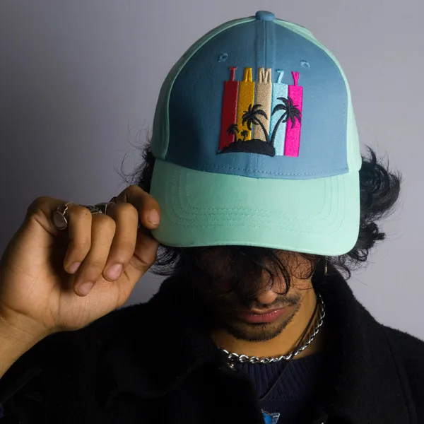 Cyan_Cotton_Premium_Unisex_Caps