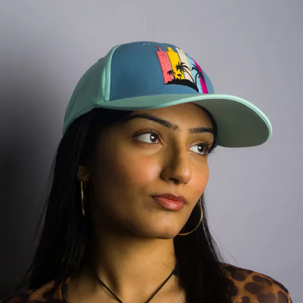 Cyan_Cotton_Premium_Unisex_Caps
