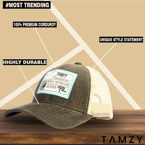 Olive_Green_Corduroy_Premium_Unisex_Caps