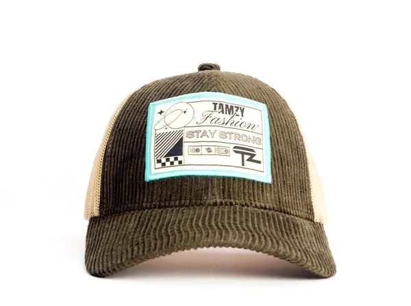 Olive_Green_Corduroy_Premium_Unisex_Caps