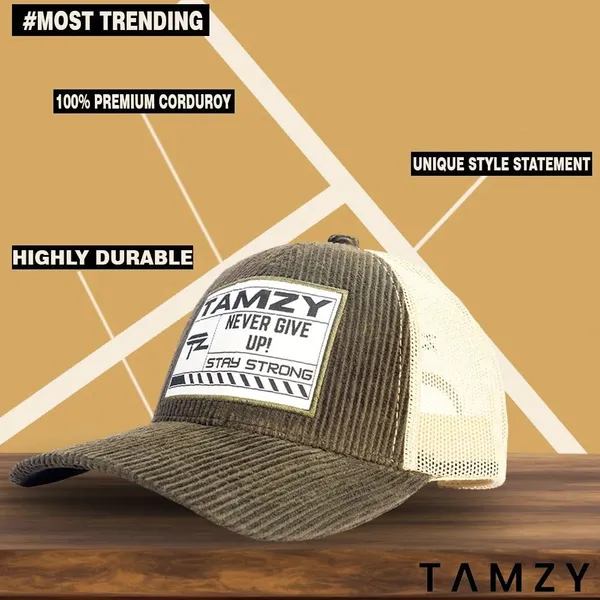 Olive_Green_Corduroy_Premium_Unisex_Caps