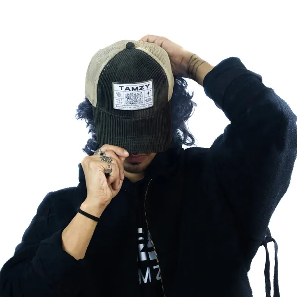 Olive_Green_Corduroy_Premium_Unisex_Caps