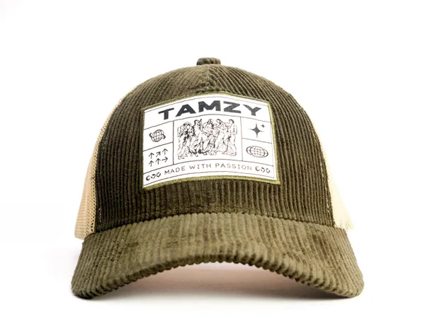 Olive_Green_Corduroy_Premium_Unisex_Caps