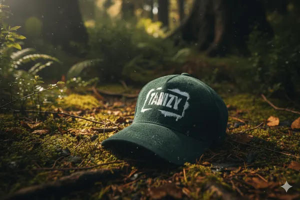 Forest_Green_Suede_Premium_Unisex_Caps