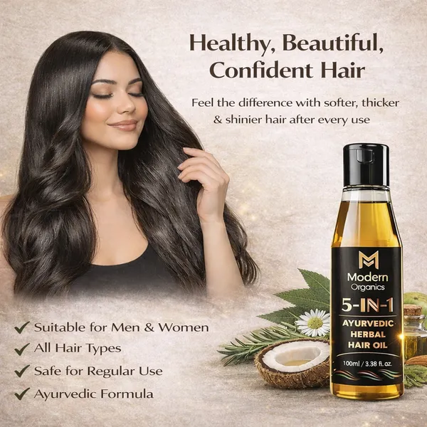Ayurvedic_5_In_1_Herbal_Hair_Growth_Oil_100Ml_With_Bhringraj_Coconut_Rosemary_Cold_Pressed_Oils_Helps_Reduce_Hair_Fall_Dandruff_Supports_Scalp_Health_For_Men_Women