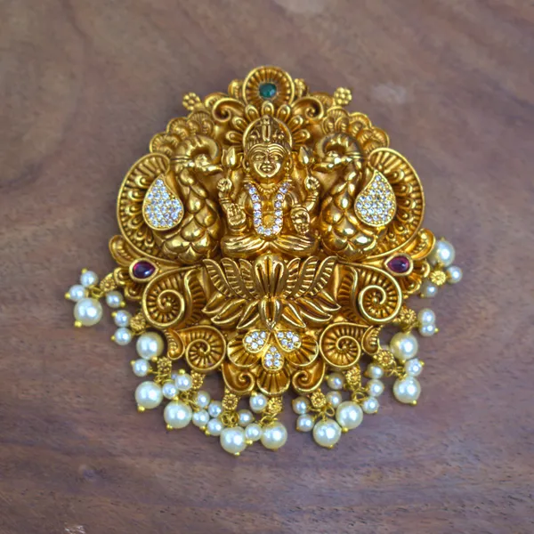 Udbhava_Traditional_Nakshi_Lakshmi_Pendant_with_Pearl_Drops_–_Temple_Jewellery_Design
