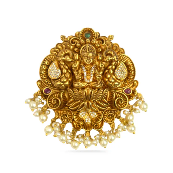 Udbhava_Traditional_Nakshi_Lakshmi_Pendant_with_Pearl_Drops_–_Temple_Jewellery_Design
