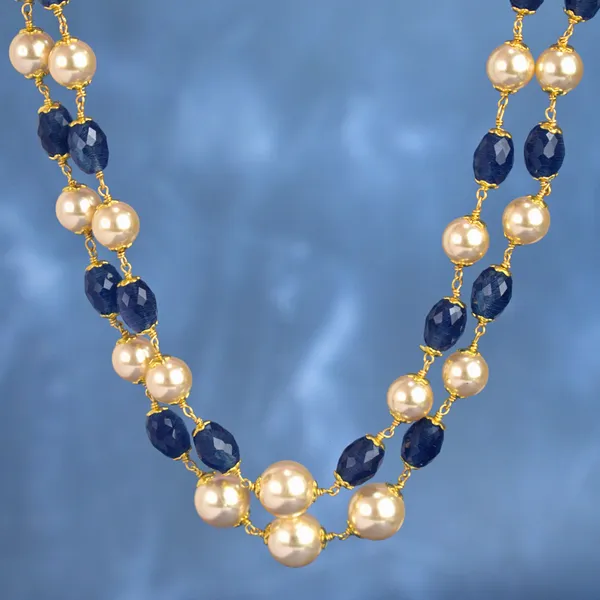 Two_Layer_Kattu_Theega_Handcrafted_CZ_Beaded_Necklace_