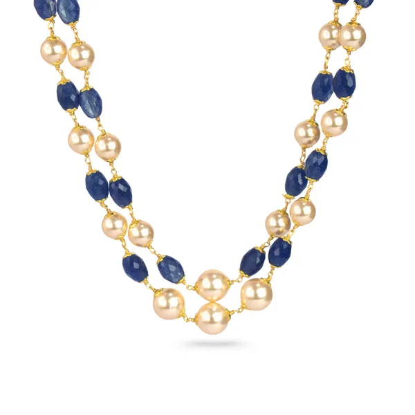 Two_Layer_Kattu_Theega_Handcrafted_CZ_Beaded_Necklace_