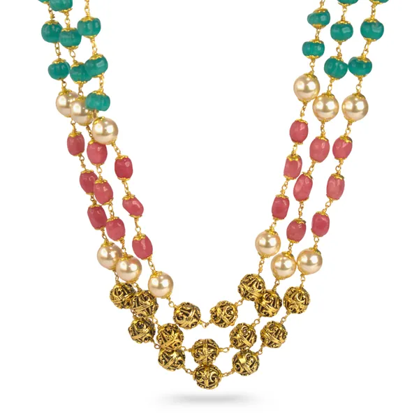 Three_Layer_Multi_Color_Beaded_Kattu_Theega_Necklace