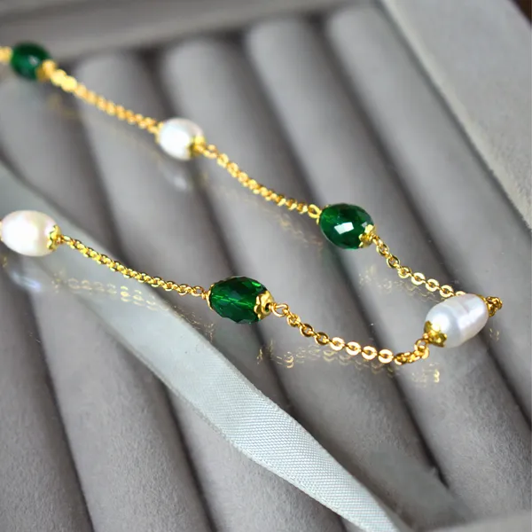 Handcrafted_Kattu_Theega_Necklace_with_Real_Pearls_&_Oval_CZ_Stones_|_Elegant_Minimal_Daily_Wear_Jewellery