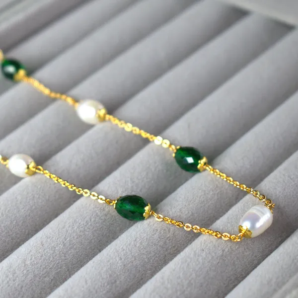 Handcrafted_Kattu_Theega_Necklace_with_Real_Pearls_&_Oval_CZ_Stones_|_Elegant_Minimal_Daily_Wear_Jewellery