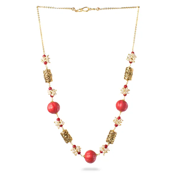 Premium_Handcrafted_Kattu_Theega_Necklace_with_Taiwan_Pumpkin_Corals,_Gutta_Pusalu_&_Nakshi_Balls_|_Traditional_Designer_Jewellery