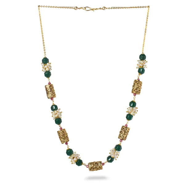 Handcrafted_Kattu_Theega_Necklace_with_Blue_Sandstone,_Premium_Simulated_Pearls_&_Gutta_Pusalu_|_Elegant_Traditional_Design